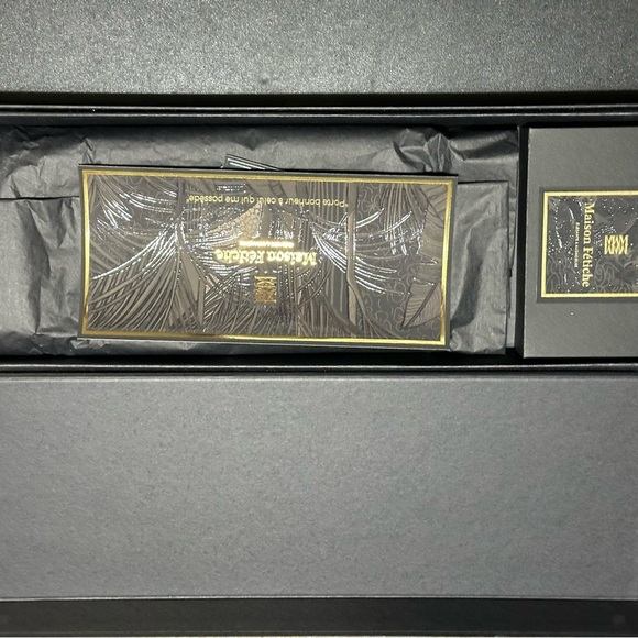 Maison Fétiche Orient 130 Tropical Leaf Print Silk Scarf  Box Rolled Edges Silk - Picture 3 of 16